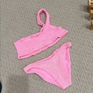 Hunza G pink bikini
